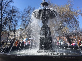 Нижегородские фонтаны начнут работу 1 мая