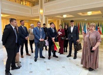 Делегация молодых парламентариев во главе с Олегом Лавричевым посетила Совет Федерации ФС РФ