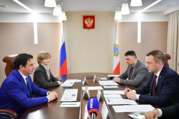 Губернатор Саратовской области Роман Бусаргин провел встречу с руководством &quot;Норникеля&quot;