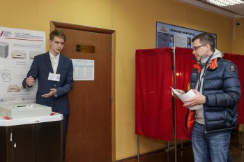 Юрий Шалабаев проголосовал на выборах президента РФ